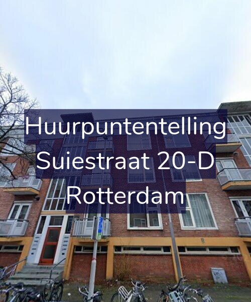 Foto gevel Huurpuntentelling voor Suiestraat 20-D, Rotterdam