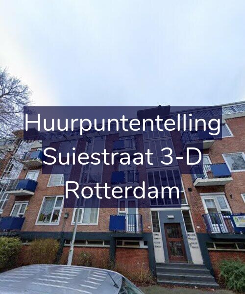 Foto gevel Huurpuntentelling voor Suiestraat 3-D, Rotterdam
