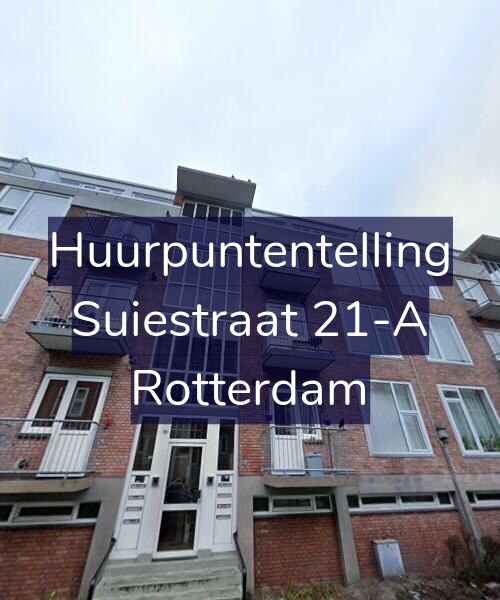 Foto gevel Huurpuntentelling voor Suiestraat 21-A, Rotterdam