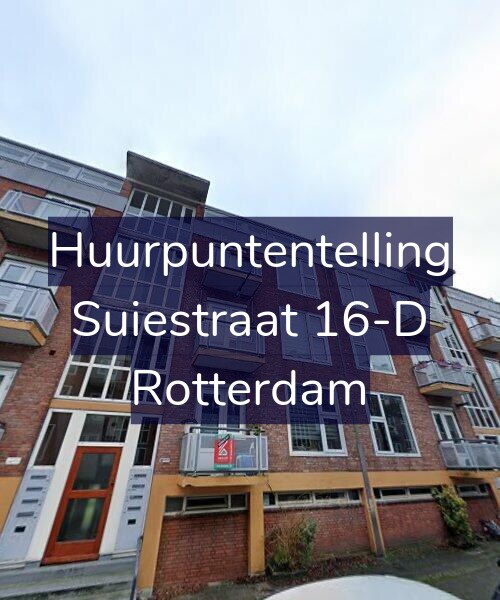 Foto gevel Huurpuntentelling voor Suiestraat 16-D, Rotterdam