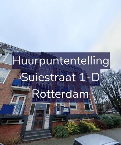 Foto gevel Huurpuntentelling voor Suiestraat 1-D, Rotterdam