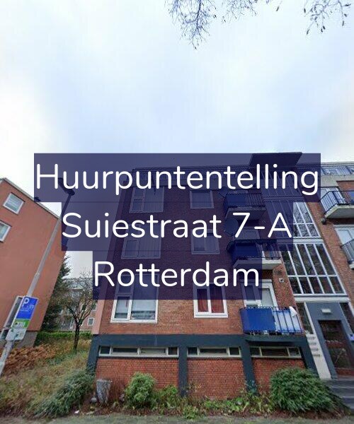 Foto gevel Huurpuntentelling voor Suiestraat 7-A, Rotterdam