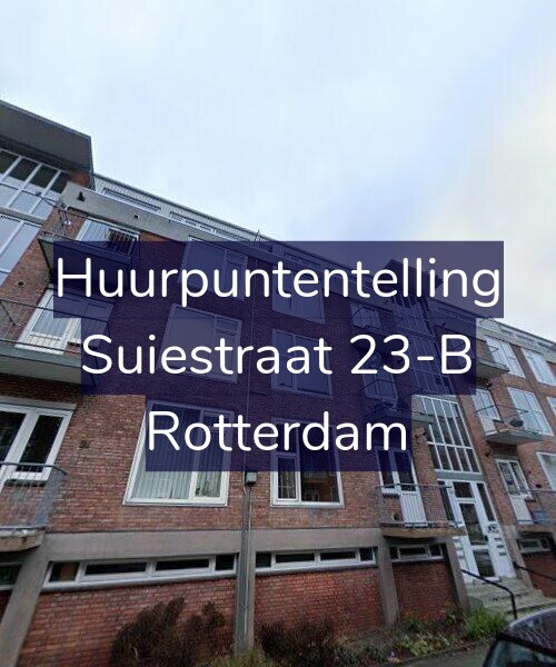 Foto gevel Huurpuntentelling voor Suiestraat 23-B, Rotterdam