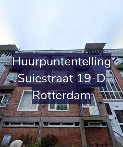 Foto gevel Huurpuntentelling voor Suiestraat 19-D, Rotterdam