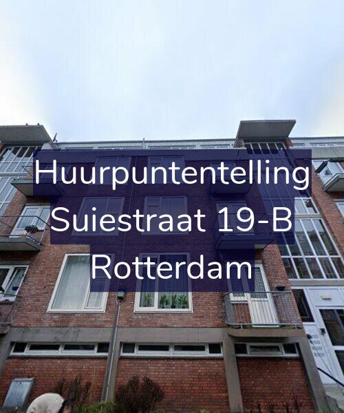 Foto gevel Huurpuntentelling voor Suiestraat 19-B, Rotterdam