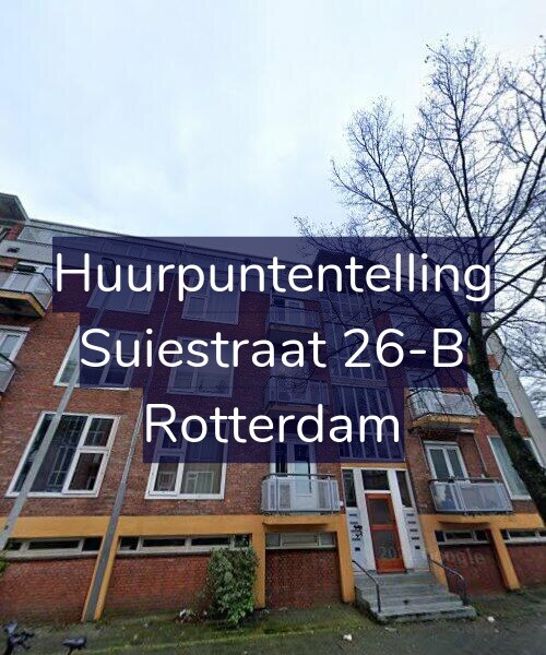 Foto gevel Huurpuntentelling voor Suiestraat 26-B, Rotterdam