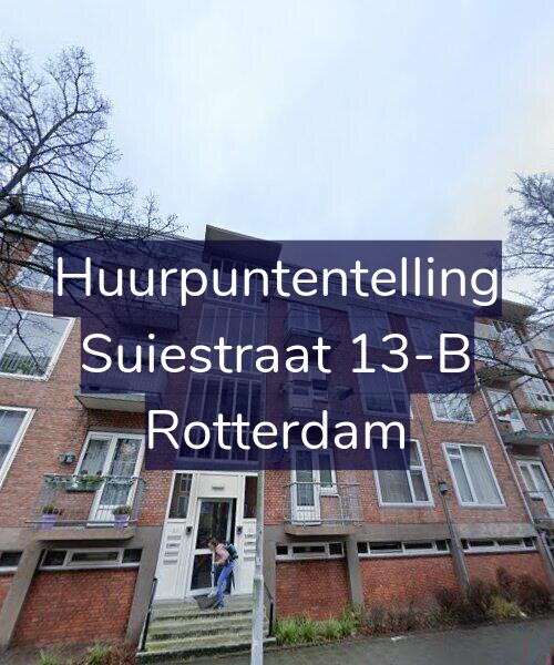 Foto gevel Huurpuntentelling voor Suiestraat 13-B, Rotterdam