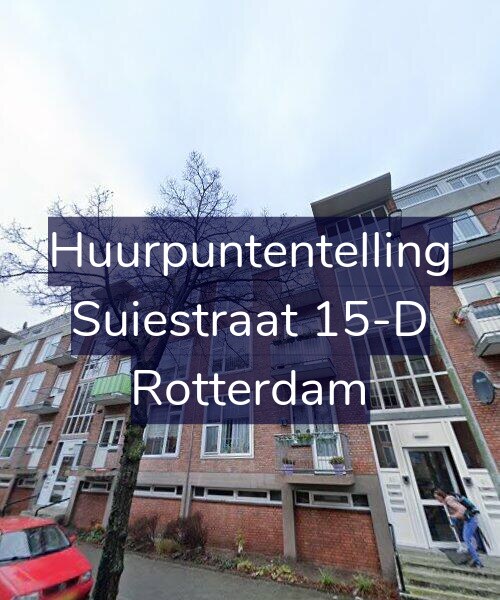 Foto gevel Huurpuntentelling voor Suiestraat 15-D, Rotterdam
