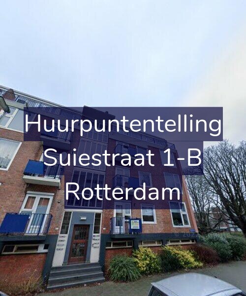 Foto gevel Huurpuntentelling voor Suiestraat 1-B, Rotterdam