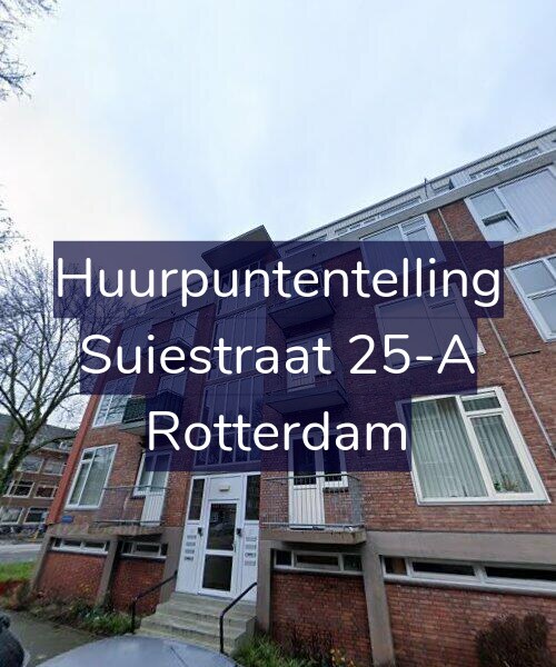 Foto gevel Huurpuntentelling voor Suiestraat 25-A, Rotterdam