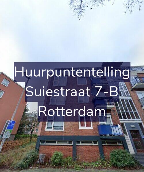 Foto gevel Huurpuntentelling voor Suiestraat 7-B, Rotterdam