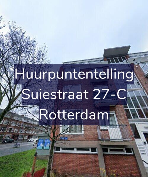 Foto gevel Huurpuntentelling voor Suiestraat 27-C, Rotterdam