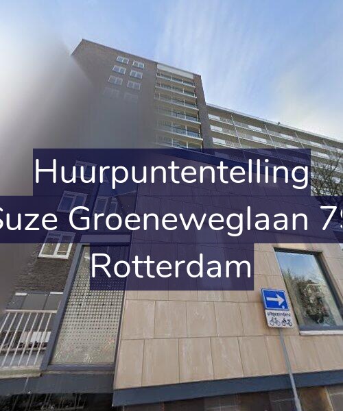 Foto gevel Huurpuntentelling voor Suze Groeneweglaan 79, Rotterdam