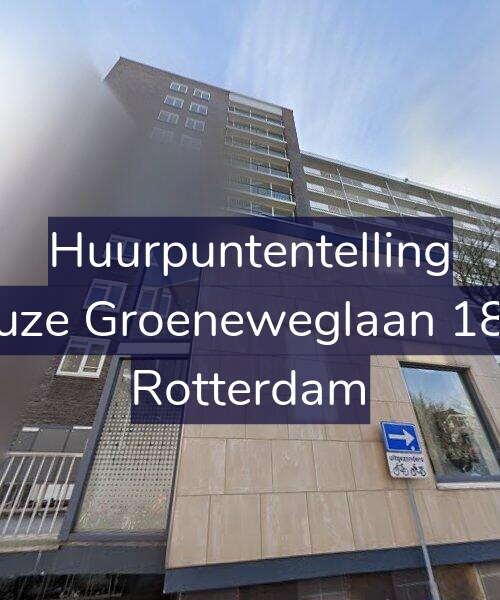Foto gevel Huurpuntentelling voor Suze Groeneweglaan 187, Rotterdam