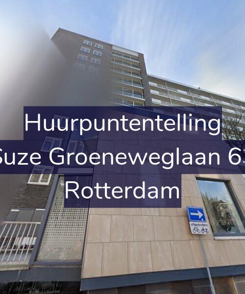 Foto gevel Huurpuntentelling voor Suze Groeneweglaan 63, Rotterdam