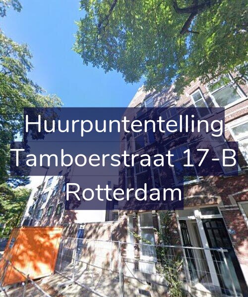 Foto gevel Huurpuntentelling voor Tamboerstraat 17-B, Rotterdam