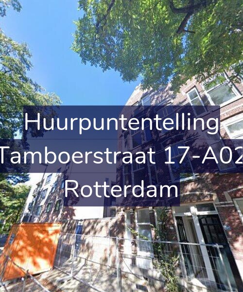 Foto gevel Huurpuntentelling voor Tamboerstraat 17-A02, Rotterdam