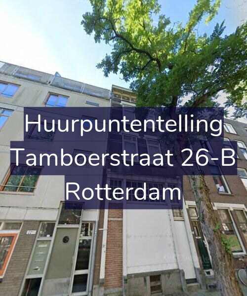 Foto gevel Huurpuntentelling voor Tamboerstraat 26-B, Rotterdam