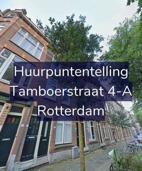 Foto gevel Huurpuntentelling voor Tamboerstraat 4-A, Rotterdam