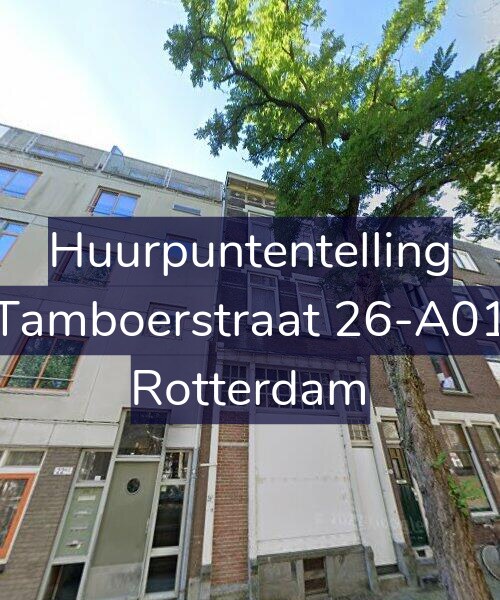 Foto gevel Huurpuntentelling voor Tamboerstraat 26-A01, Rotterdam