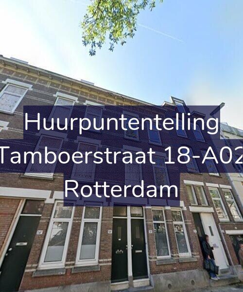 Foto gevel Huurpuntentelling voor Tamboerstraat 18-A02, Rotterdam