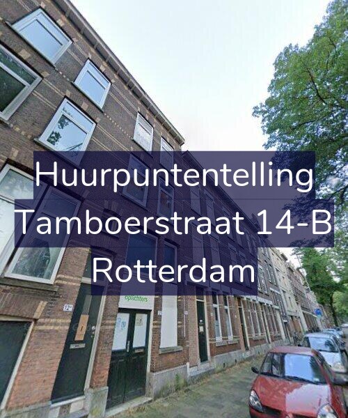 Foto gevel Huurpuntentelling voor Tamboerstraat 14-B, Rotterdam