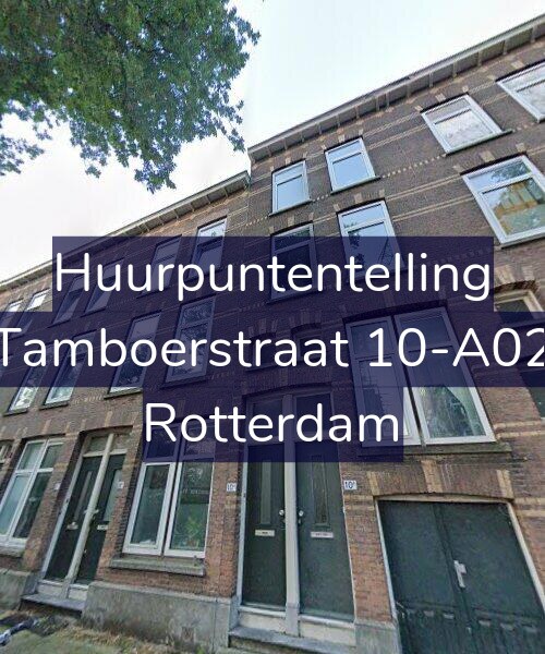 Foto gevel Huurpuntentelling voor Tamboerstraat 10-A02, Rotterdam