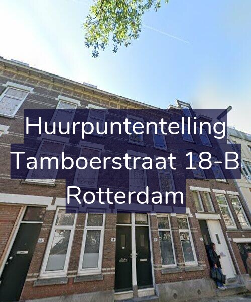 Foto gevel Huurpuntentelling voor Tamboerstraat 18-B, Rotterdam