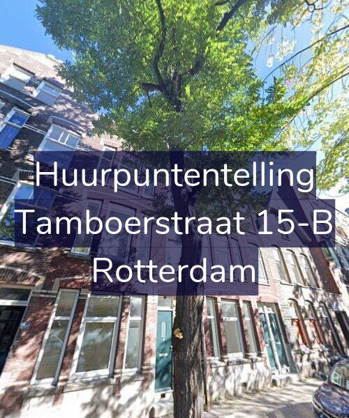 Foto gevel Huurpuntentelling voor Tamboerstraat 15-B, Rotterdam