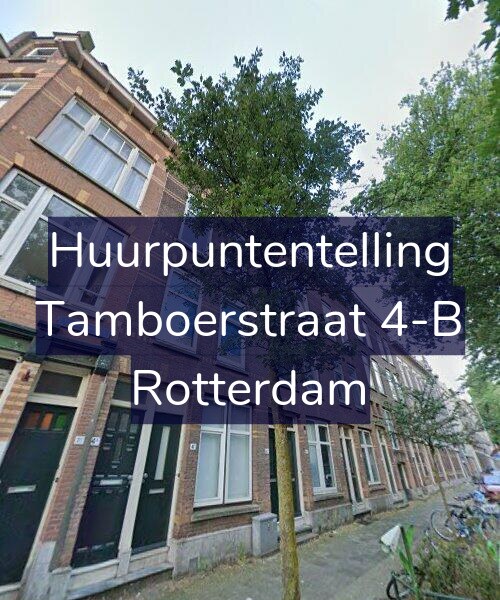 Foto gevel Huurpuntentelling voor Tamboerstraat 4-B, Rotterdam