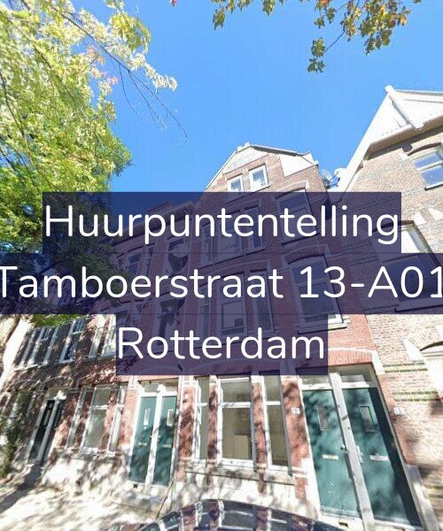 Foto gevel Huurpuntentelling voor Tamboerstraat 13-A01, Rotterdam