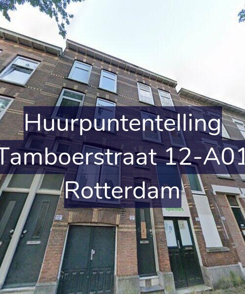 Foto gevel Huurpuntentelling voor Tamboerstraat 12-A01, Rotterdam