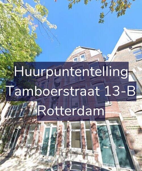 Foto gevel Huurpuntentelling voor Tamboerstraat 13-B, Rotterdam