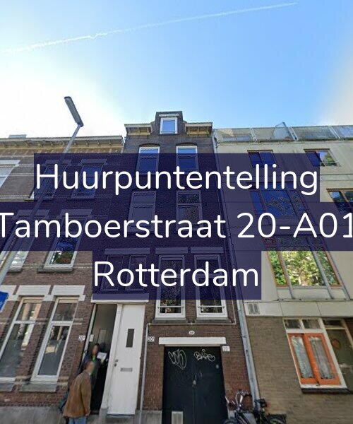 Foto gevel Huurpuntentelling voor Tamboerstraat 20-A01, Rotterdam