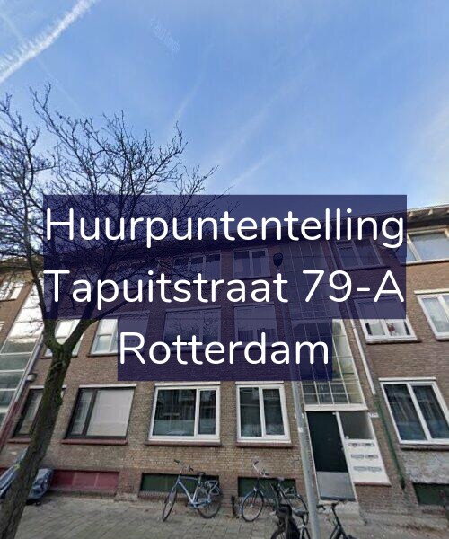 Foto gevel Huurpuntentelling voor Tapuitstraat 79-A, Rotterdam