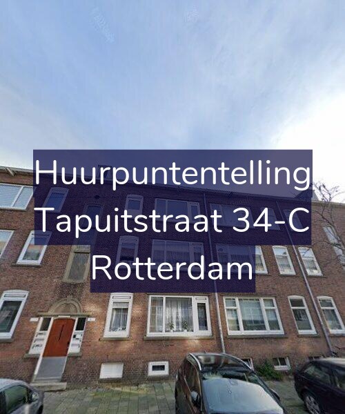 Foto gevel Huurpuntentelling voor Tapuitstraat 34-C, Rotterdam