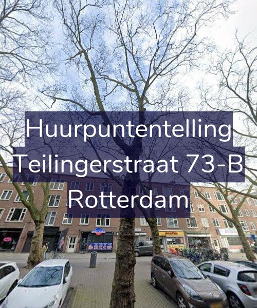 Foto gevel Huurpuntentelling voor Teilingerstraat 73-B, Rotterdam