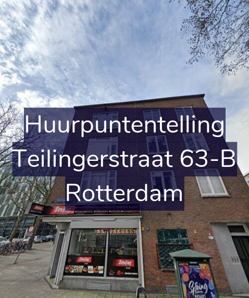 Foto gevel Huurpuntentelling voor Teilingerstraat 63-B, Rotterdam