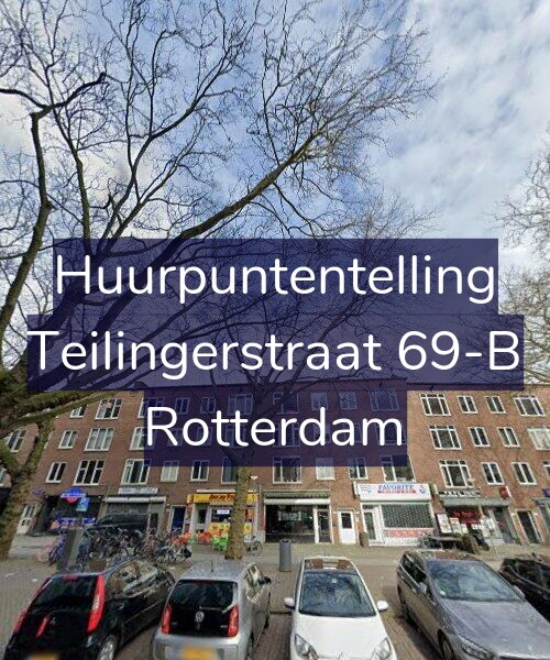 Foto gevel Huurpuntentelling voor Teilingerstraat 69-B, Rotterdam
