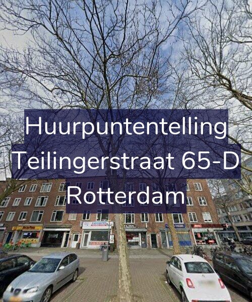 Foto gevel Huurpuntentelling voor Teilingerstraat 65-D, Rotterdam
