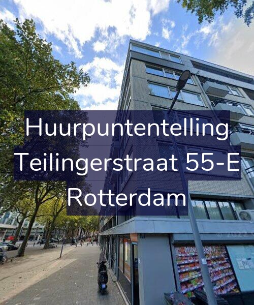 Foto gevel Huurpuntentelling voor Teilingerstraat 55-E, Rotterdam