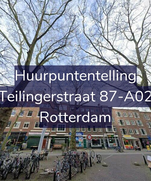 Foto gevel Huurpuntentelling voor Teilingerstraat 87-A02, Rotterdam