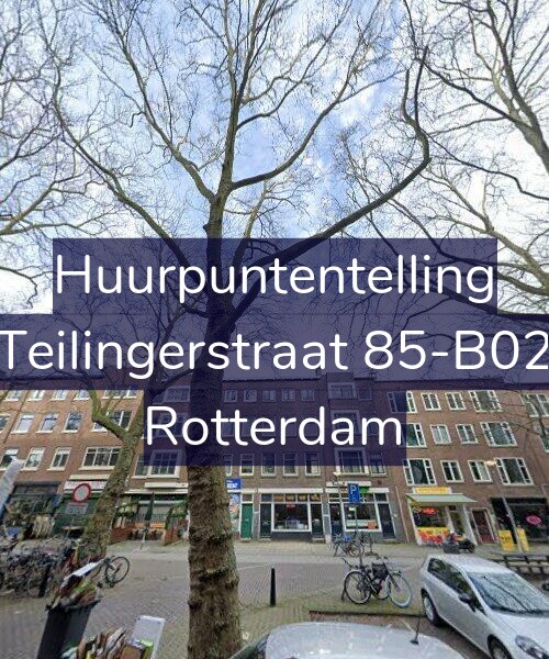 Foto gevel Huurpuntentelling voor Teilingerstraat 85-B02, Rotterdam