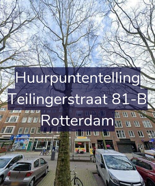 Foto gevel Huurpuntentelling voor Teilingerstraat 81-B, Rotterdam