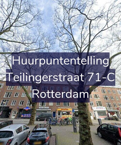 Foto gevel Huurpuntentelling voor Teilingerstraat 71-C, Rotterdam