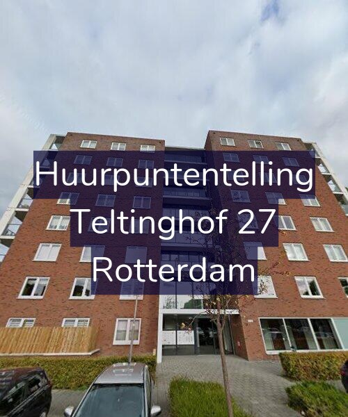 Foto gevel Huurpuntentelling voor Teltinghof 27, Rotterdam