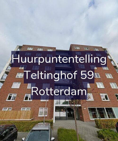 Foto gevel Huurpuntentelling voor Teltinghof 59, Rotterdam