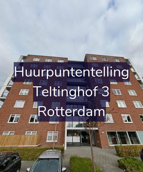 Foto gevel Huurpuntentelling voor Teltinghof 3, Rotterdam