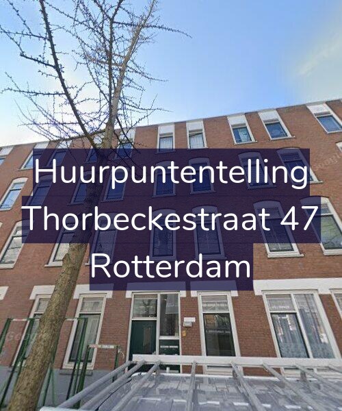 Foto gevel Huurpuntentelling voor Thorbeckestraat 47, Rotterdam