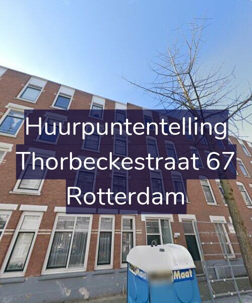 Foto gevel Huurpuntentelling voor Thorbeckestraat 67, Rotterdam